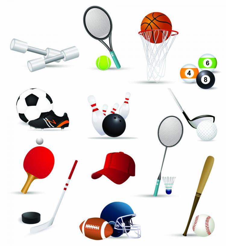 free vector Sportsrelated icons 02 vector